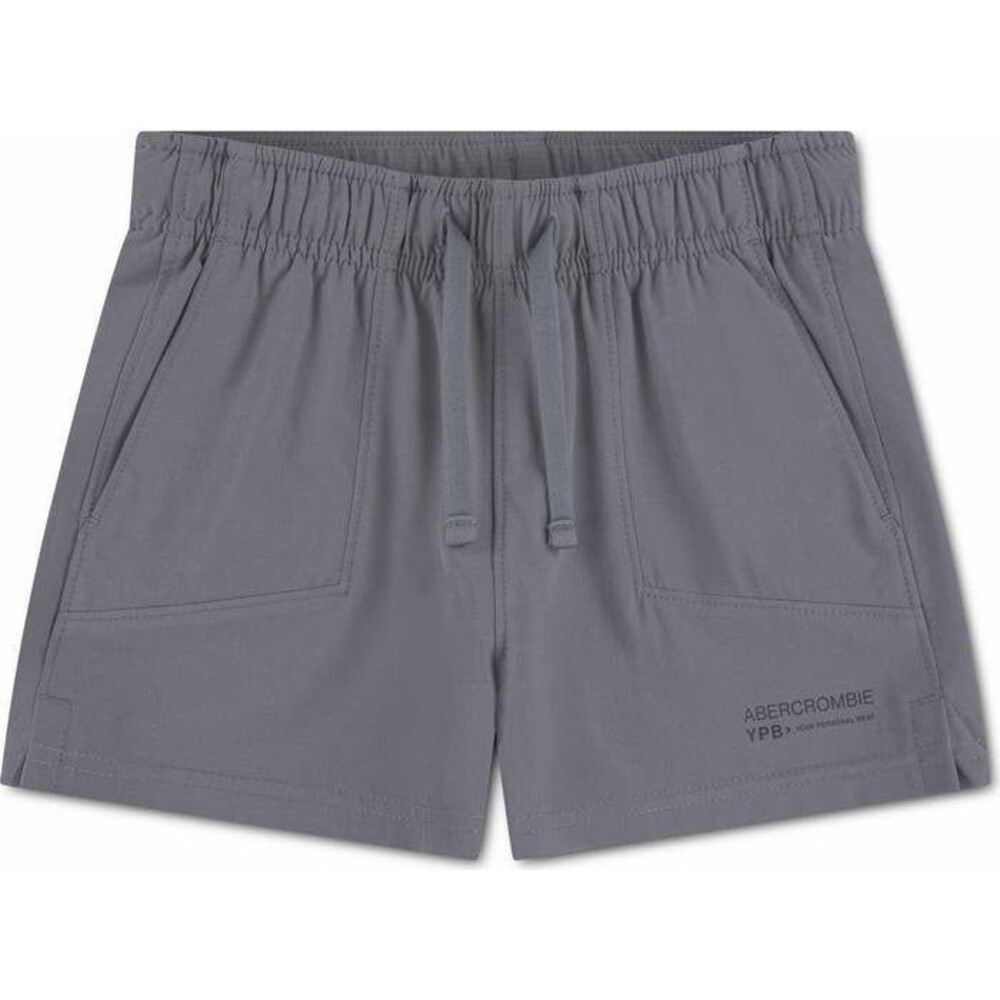 Abercrombie Kids YPB Motiontek Active Shorts Boys 11/12 Gray Athletic EUC